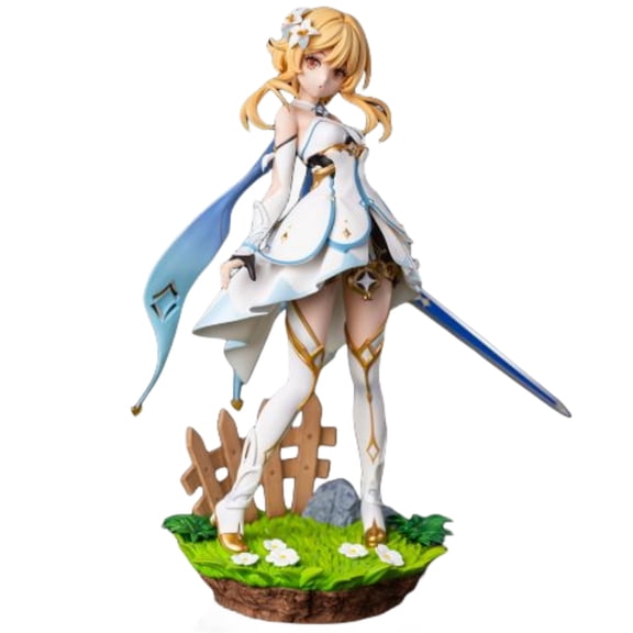 Traveler Lumine Figure Statue Desktop Decoration Anime Figure Model Game Action Figure Sculpture Birthday Gifts