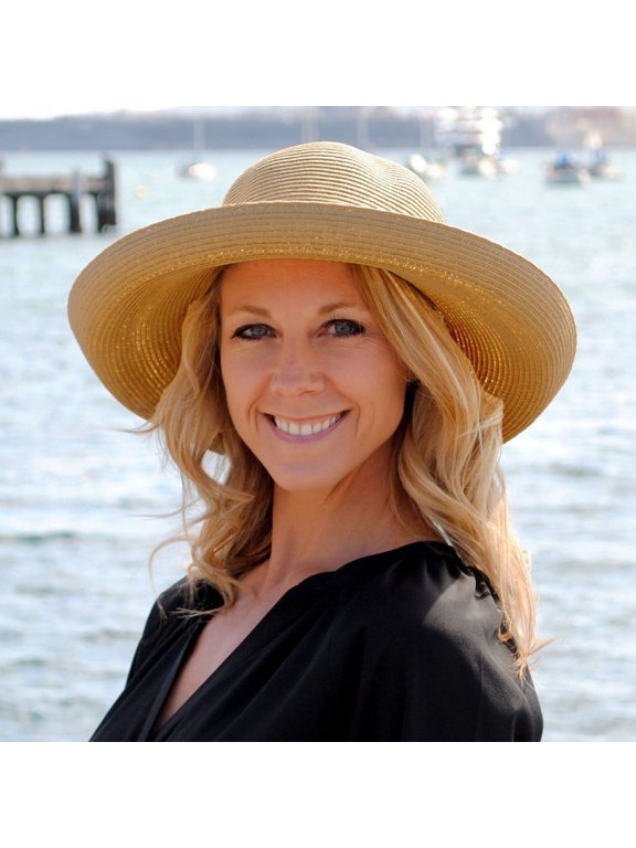 Traveler Toyo Straw Sun Hat - ONE SIZE FITS MOST - Toast Tan