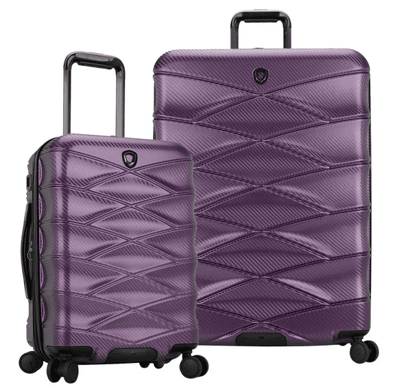 Traveler's Choice Granville II 2-piece Luggage Set - Purple