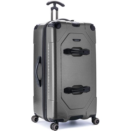 Traveler's Choice Maxporter II 30" Hardside Spinner Trunk Luggage, Expandable, Gray