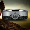 thumbnail image 1 of Traveler's Tungsten Carbide Ring, 1 of 4