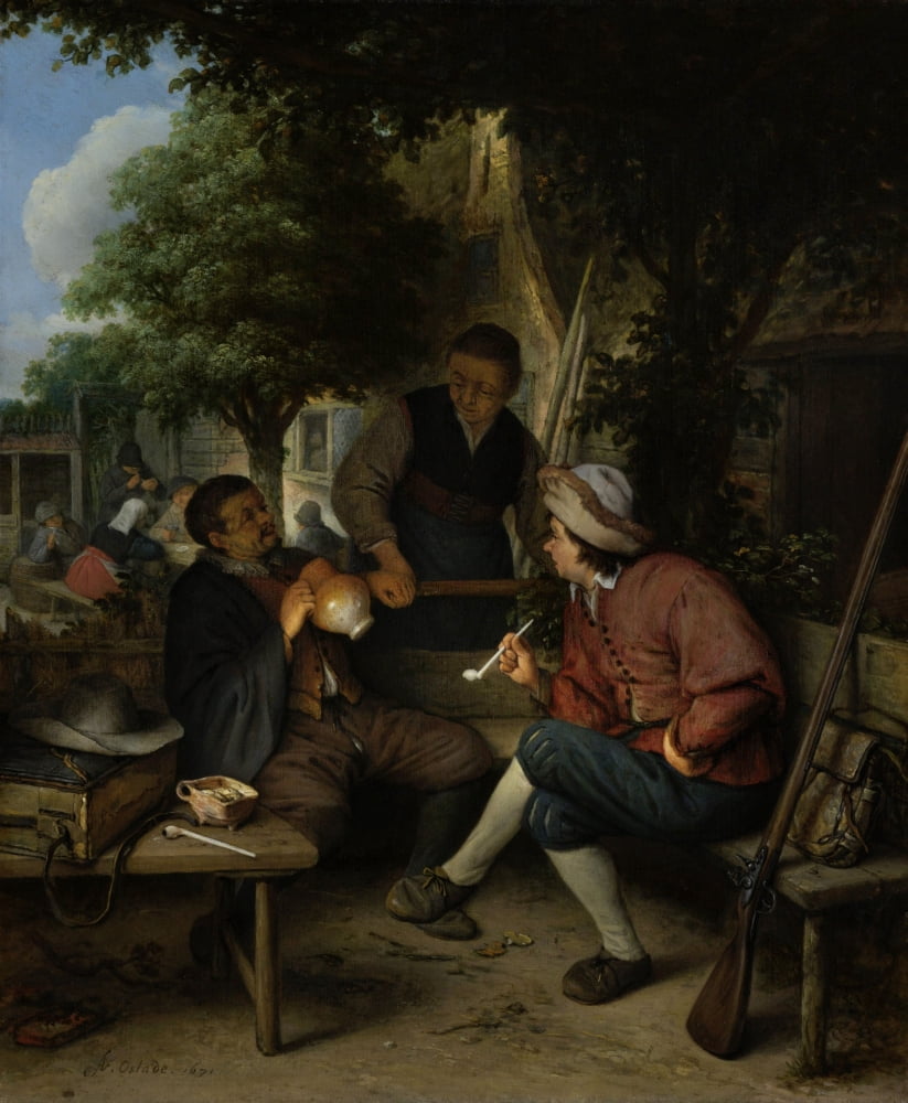Travelers At Rest Canvas Art - (18 x 24)