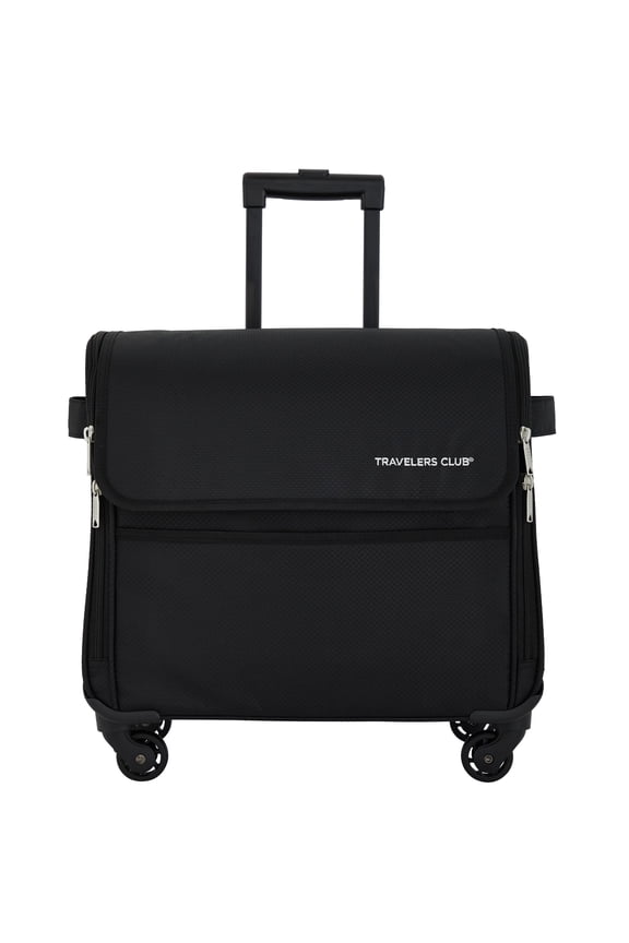17-inch Travel Rolling 4-Wheel Sewing Machine Bag, Black