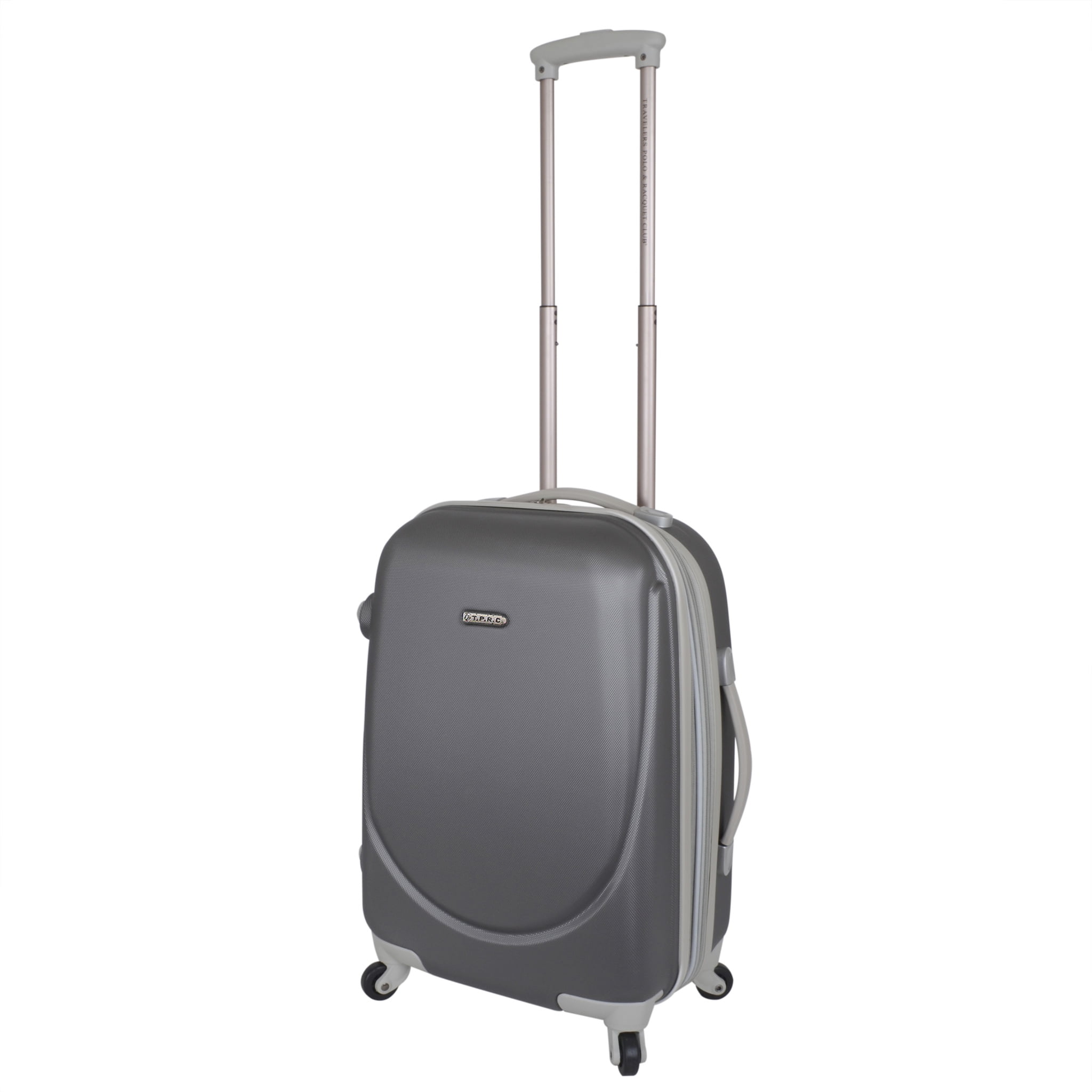 Travelers Club 20" Expandable Spinner Rolling Carryon Silver