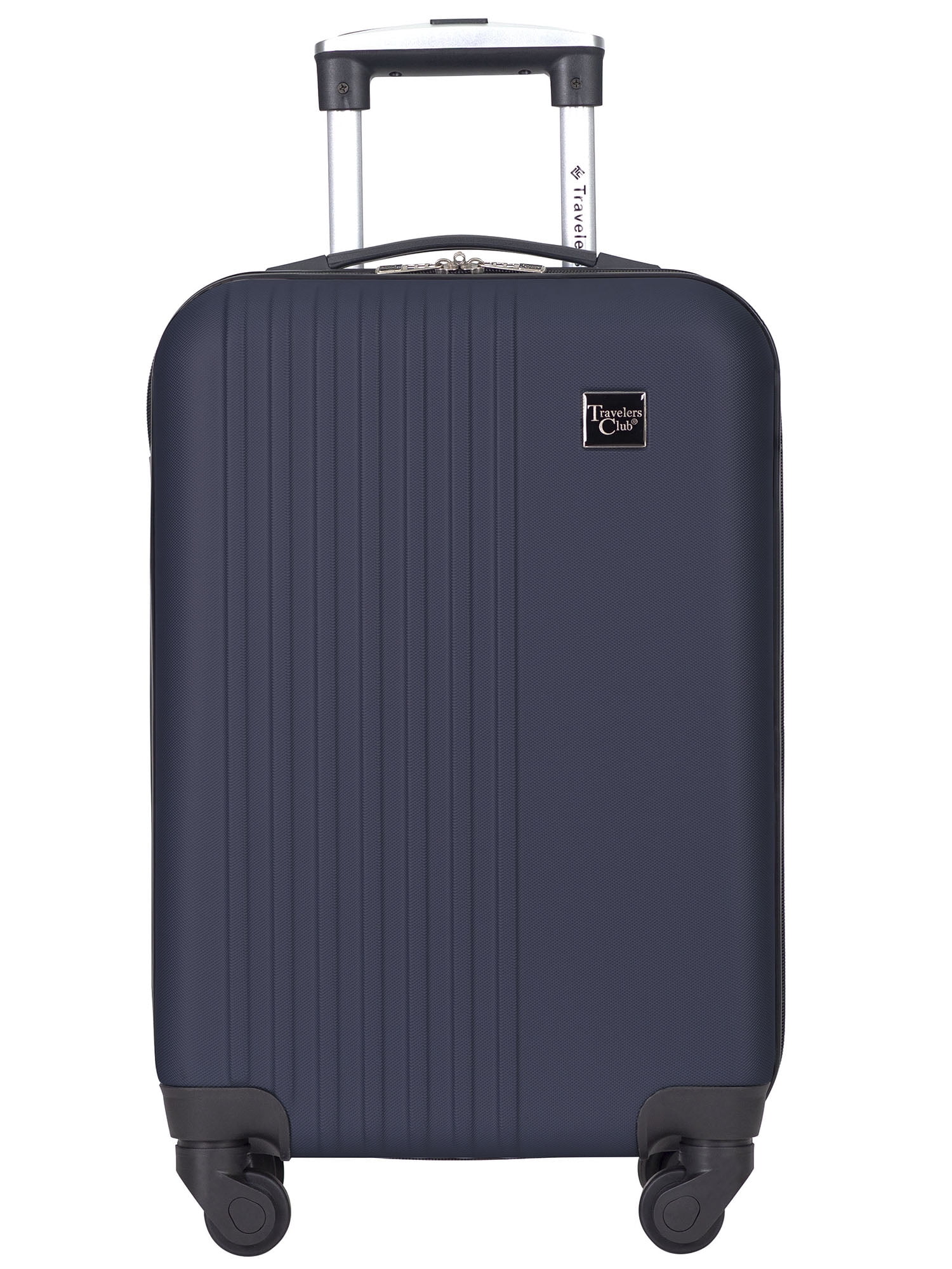 Travelers Club 20-Inch Hard Side Spinner Rolling Carry-on - Blue