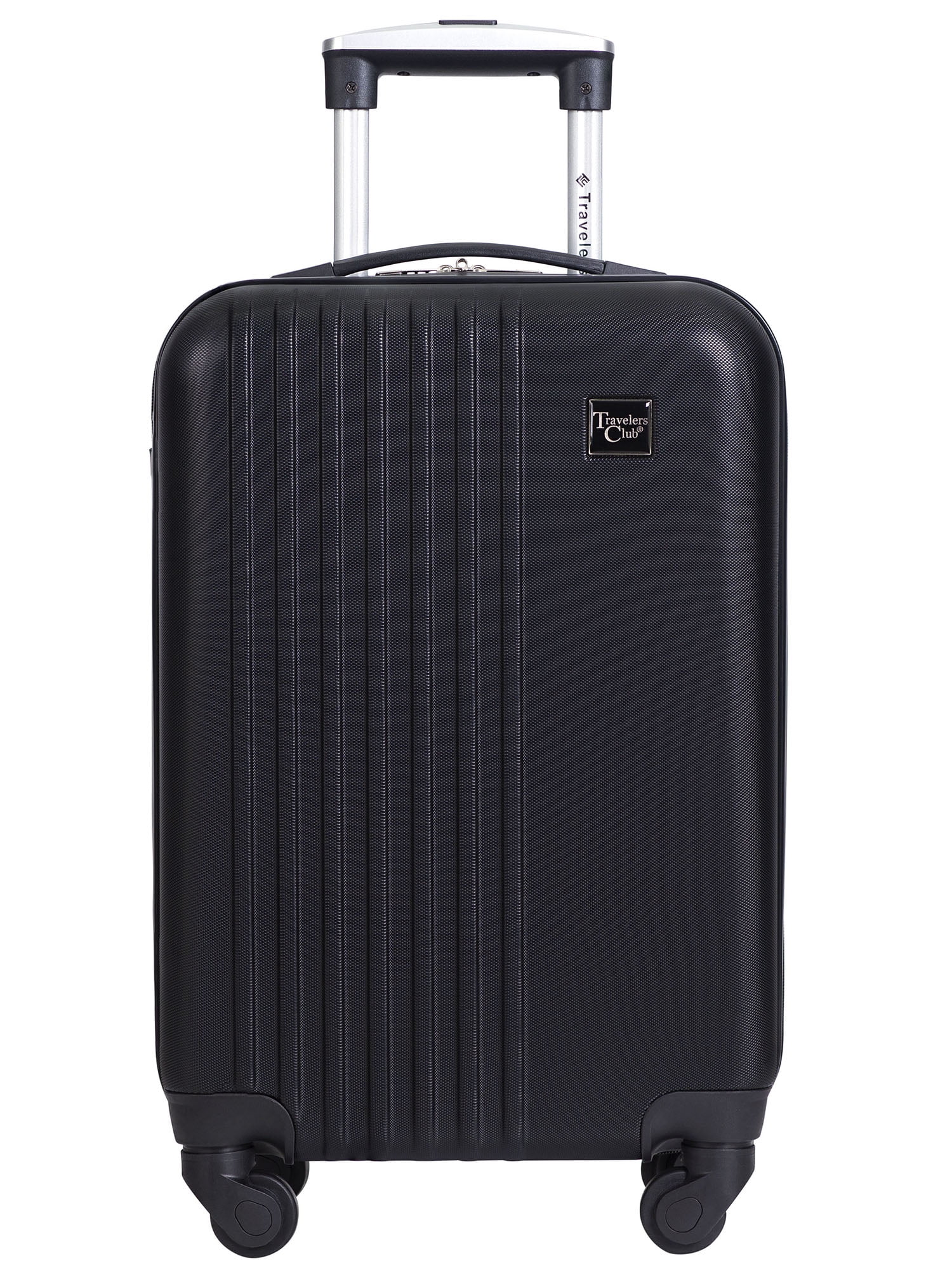 Travelers Club 20" Spinner Rolling Carryon Black