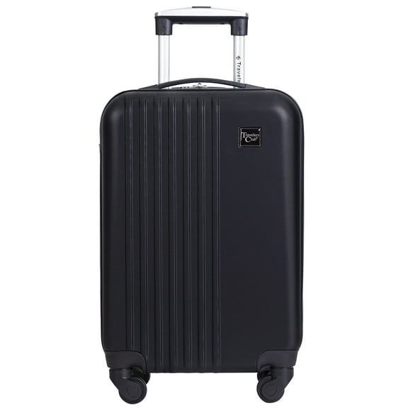 Travelers Club 20-inch Hard Side Spinner Rolling Carry-On - Black