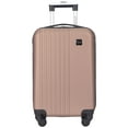 thumbnail image 1 of Travelers Club 20" Spinner Rolling Carry-on Luggage, Rose Gold, 1 of 5