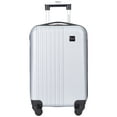 thumbnail image 1 of Travelers Club Hard Side 20-inch Spinner Rolling Carry-on Luggage, Silver, 1 of 7