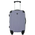 thumbnail image 1 of Travelers Club 20" Expandable Rolling Hard Side Carry-on, Blue Granite, 1 of 8