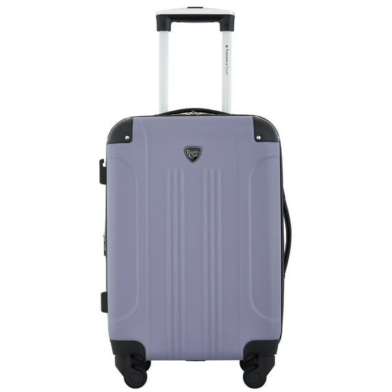 Travelers Club 20" Expandable Rolling Hard Side Carry-on, Blue Granite