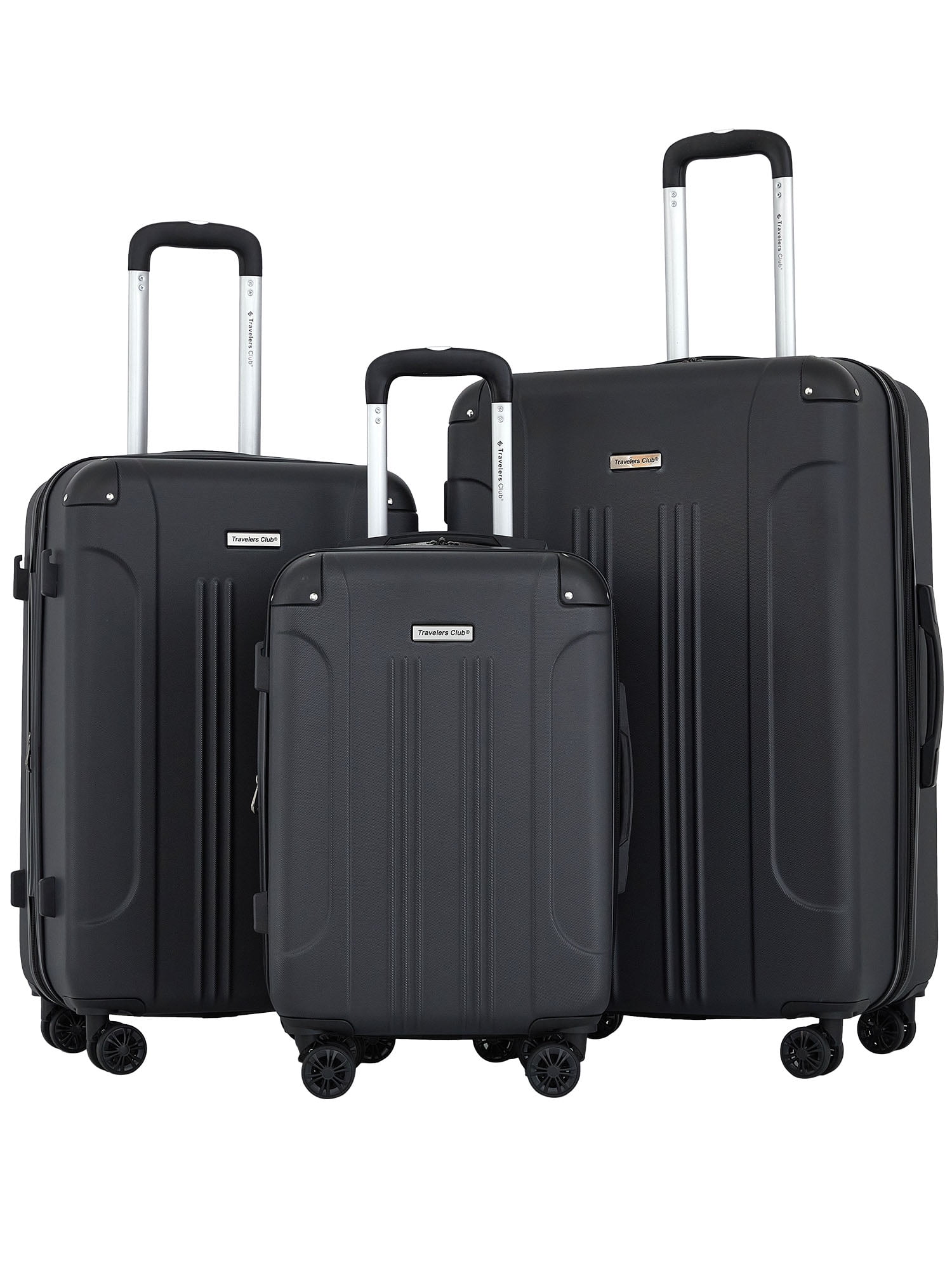 Customer reviews for Travelers Club 3-Piece ABS Spinner Expandable
