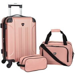 Rose gold luggage set walmart online