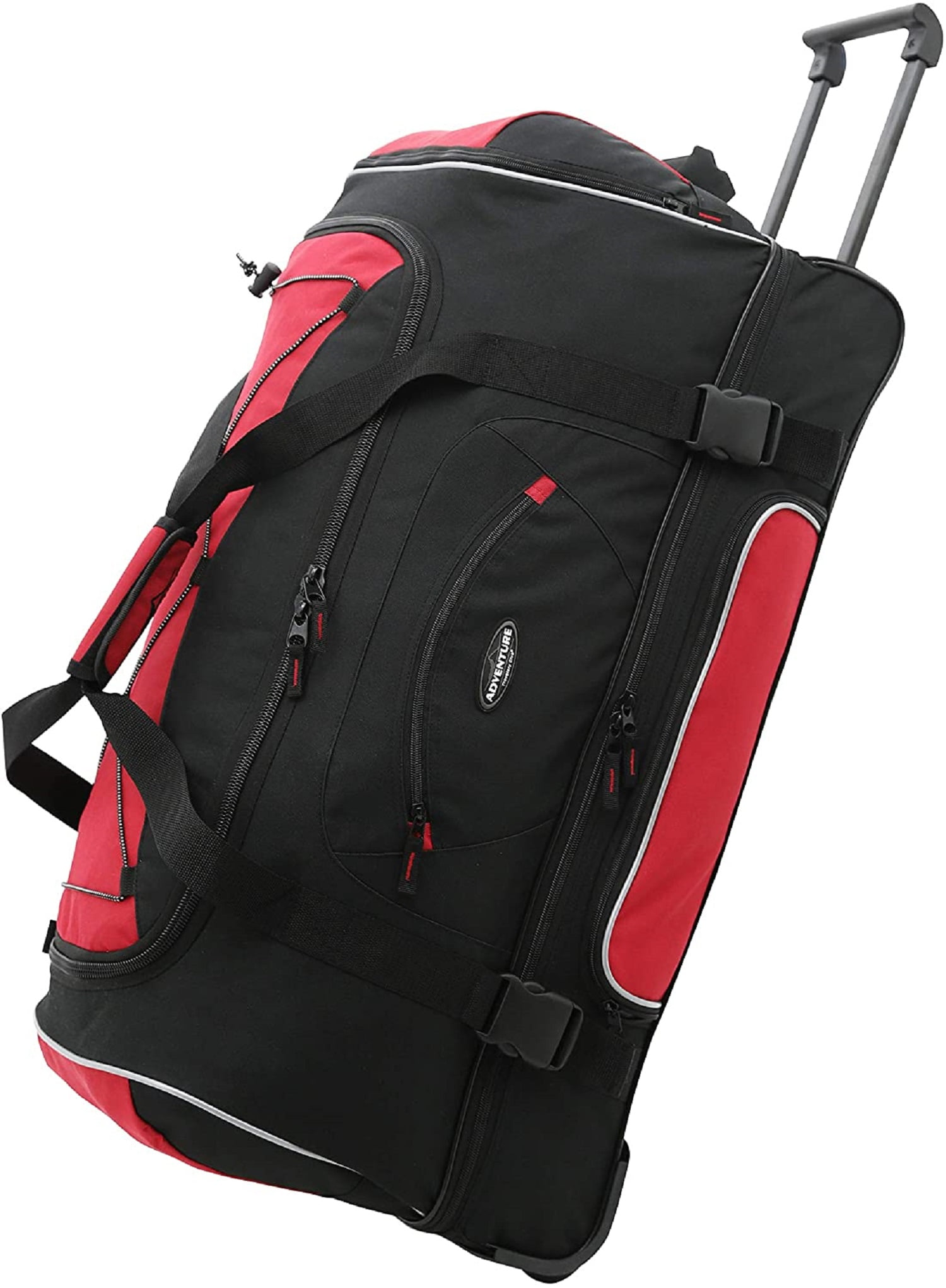 Travelite Skaii 4-Wheel Expandable Trolley - Lightweight & Durable Carry-On Suitcase - Red, 65cm