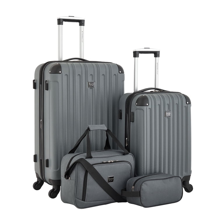 SAGE TCR 10150-4 #10 & 3600D & トラベルケースなど Travelers Club 4-piece Hard Side Spinner Luggage Set - Sage Green