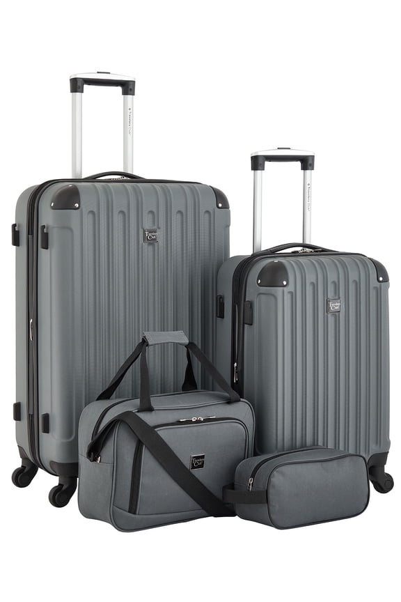 4-piece Hard Side Spinner Luggage Set - Sage Green