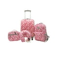 thumbnail image 1 of Travelers Club 5-Pc Kids Luggage Set With 360° 4-Wheel Spinner System, Unicorn, 1 of 7