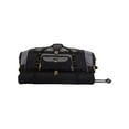 thumbnail image 1 of Travelers Club Adventurer 30" 2-Section Drop-Bottom Rolling Duffel Travel Luggage - Black, 1 of 7