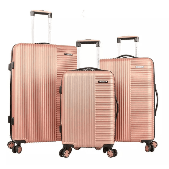 Travelers Club Basette 3-Pc. Hardside Luggage Set - New Open