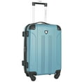 thumbnail image 1 of Travelers Club 20" Hardside Expandable Rolling Carry-on Luggage, Teal, 1 of 13