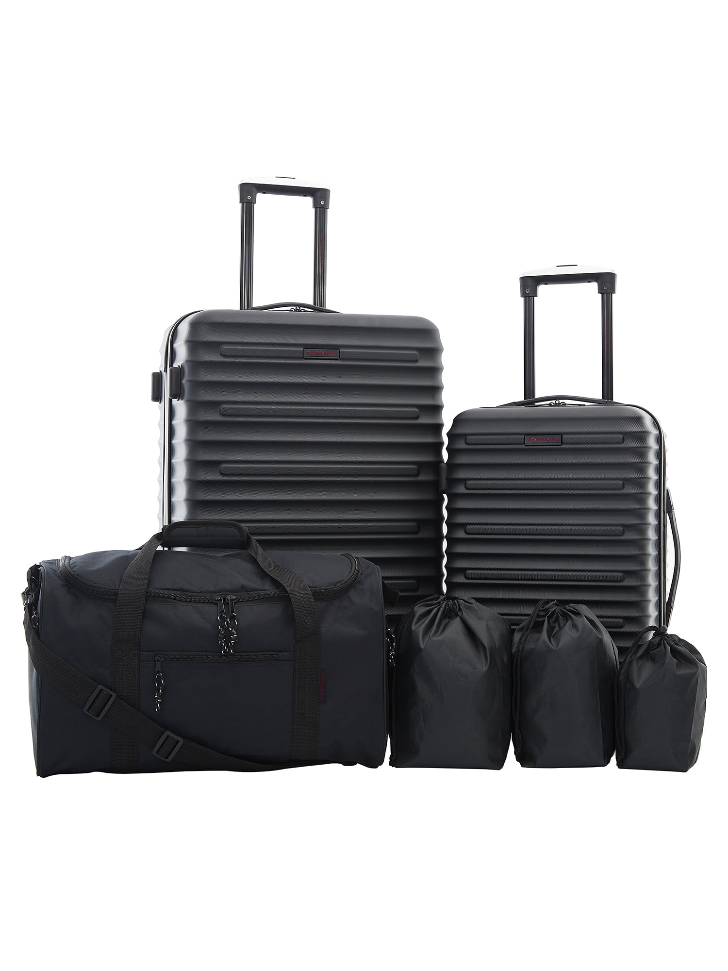Travelers Club Hardside 6 pc. Loola Collection w/ Spinner Wheels - Black