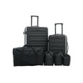 thumbnail image 1 of Travelers Club Hardside 6 pc. Loola Collection w/ Spinner Wheels - Black, 1 of 20