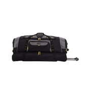Travelers Club Jumbo 36 2-Section Rolling Duffel with Blade Wheels - Black