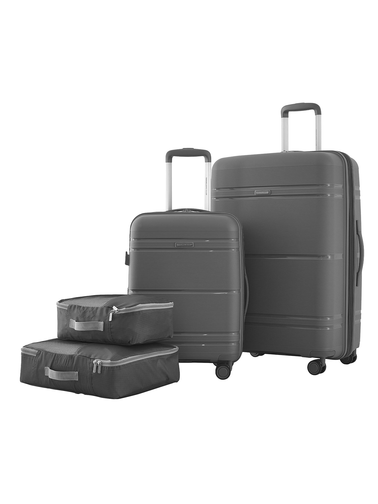 Free Shipping! Travelers Club 4pc Lightweight Expandable Hardside