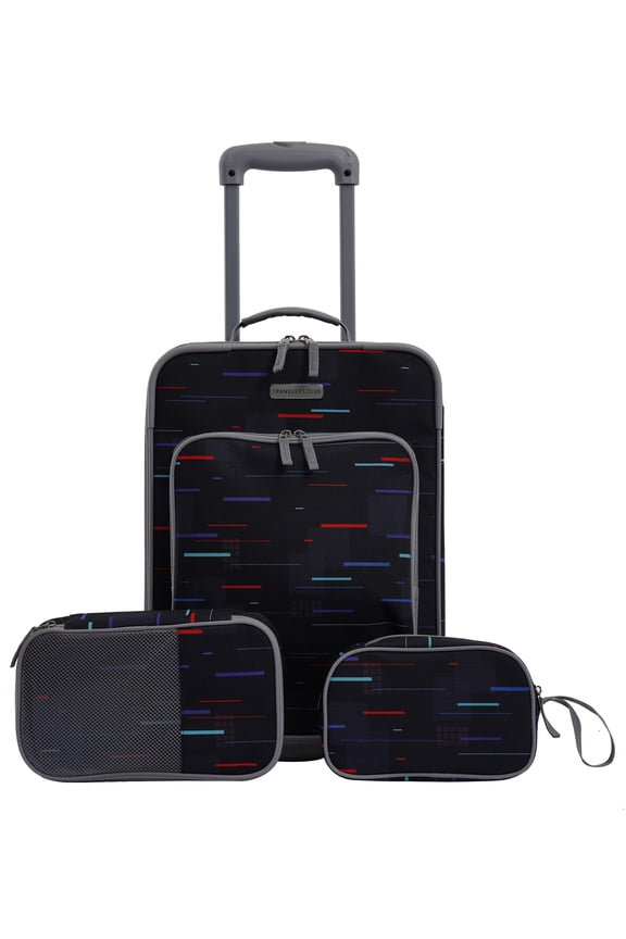 Luggage 3-Piece Junior Travel Luggage Set, Color - Glitch
