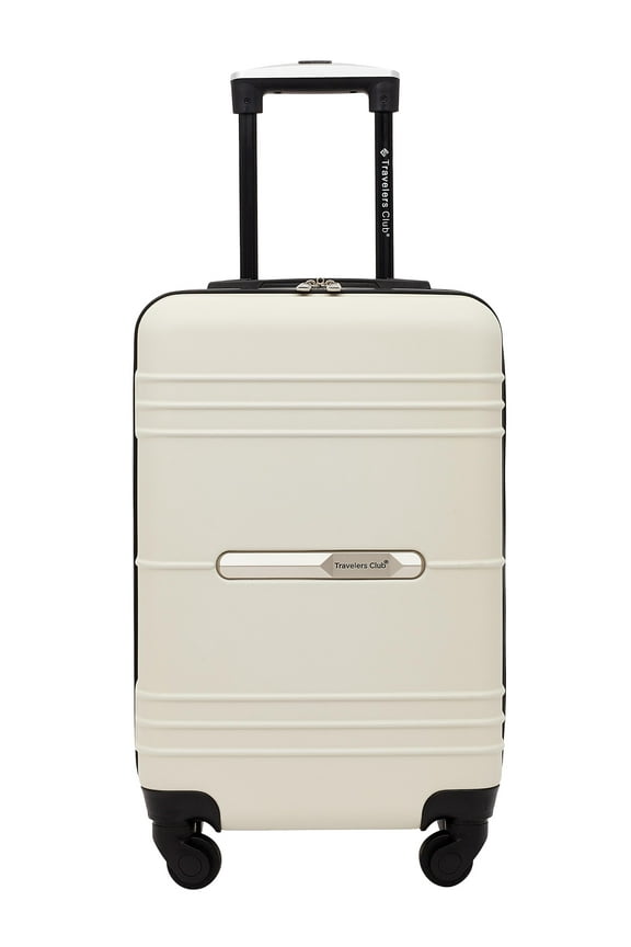 20" Hard-Side Rolling Spinner Carry-on Luggage - Bone White