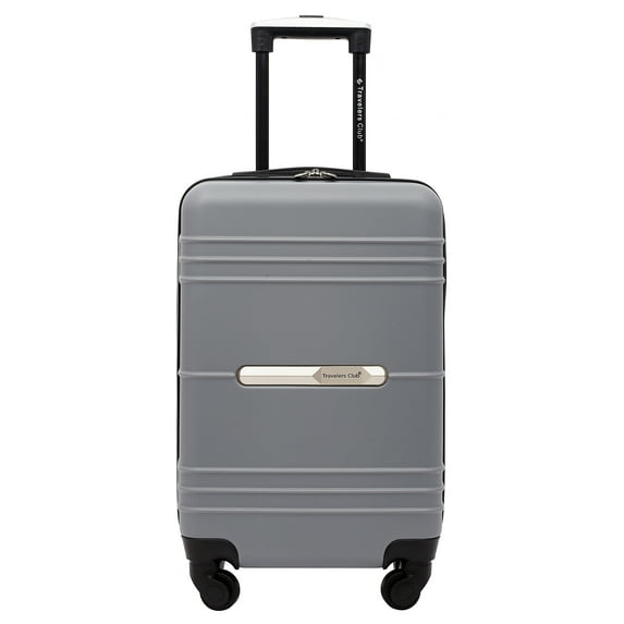 Travelers Club Hard Side 20" Rolling Carry-on Luggage - Gray