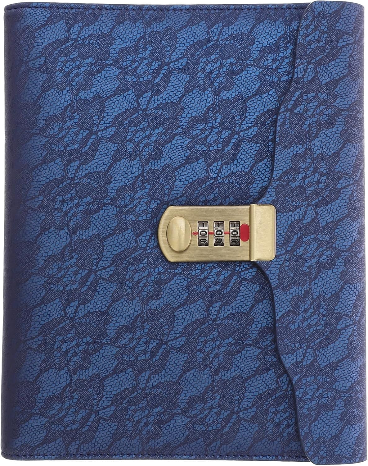 Travelers Notebook, A5 Binder Leather Refillable Notebook for Filler Paper Writing Pad, Journal Planner Binder Blue