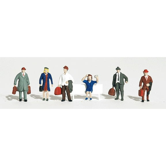 Travelers - Scenic Accents(R) -- pkg(6) -  Scale: HO