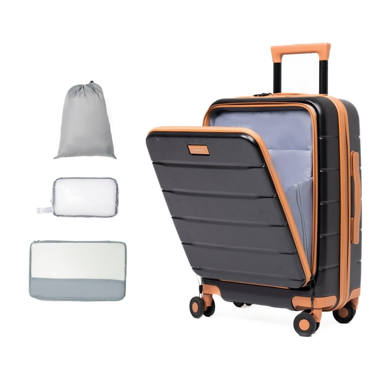 Travelhouse Lightweight Softside Carry On Luggage with Spinner