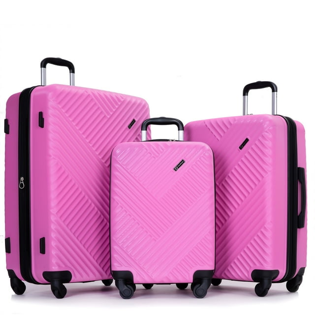 Travelhouse 3 Piece Hardside Luggage Set