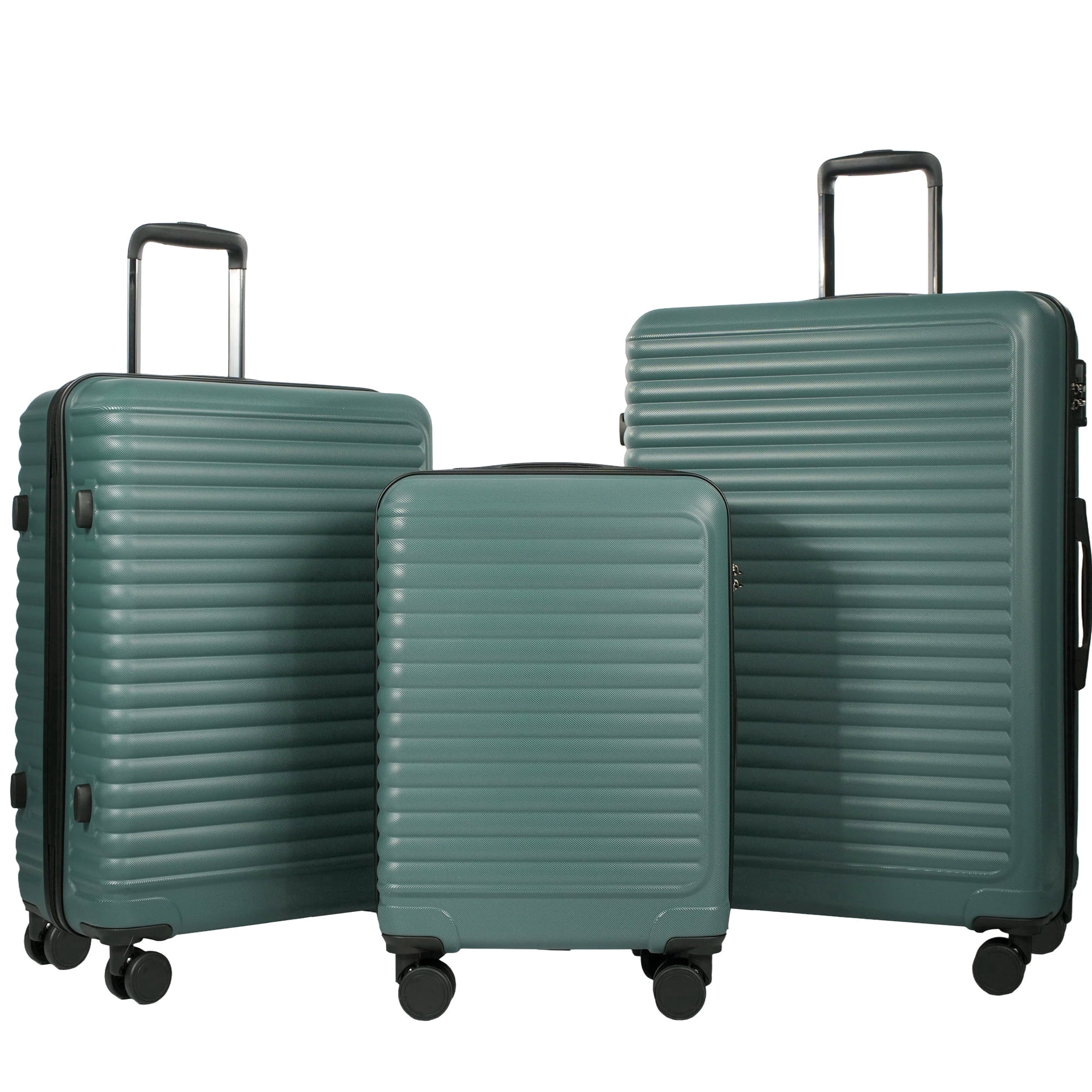 Travelhouse 3-Piece Lightweight Hardshell Luggage Set with TSA