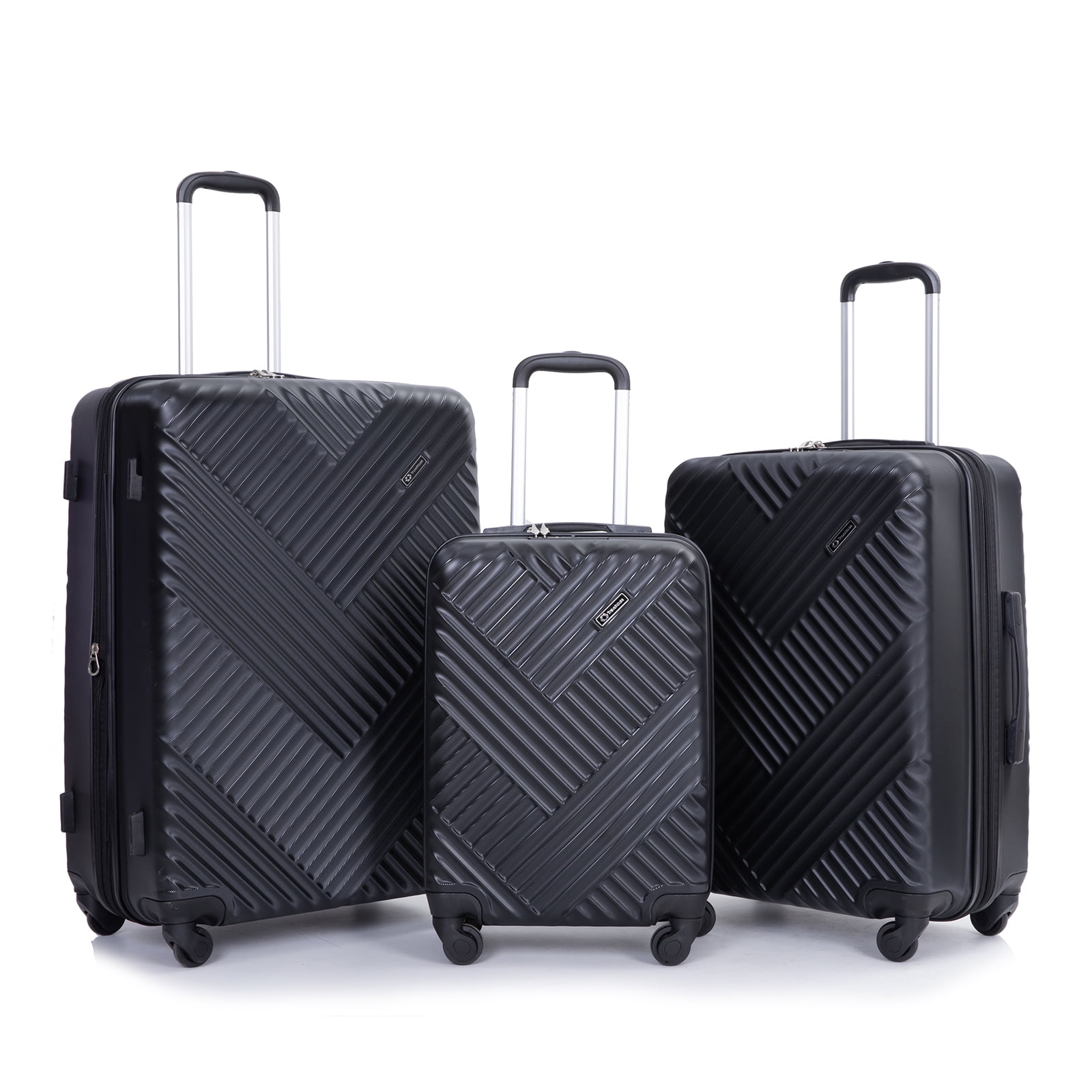 Travelhouse 3 Piece Luggage Set w/TSA Lock Spinner Wheels