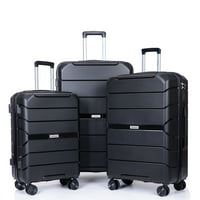 3-Piece Travelhouse Hardshell Lightweight Luggage Set (Various Colors)