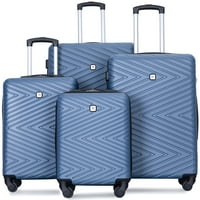 Travelhouse 4-Piece Hardside Lightweight Luggage Set (7 colors)