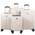 thumbnail image 1 of Travelhouse 4 Piece Hardshell Luggage Set Hardside Lightweight Suitcase with TSA Lock Spinner Wheels.(White), 1 of 8