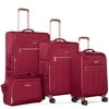 Travelhouse  Piece Luggage Set Softside Expandable Lightweight Suitcase with Double Spinner Wheels.()