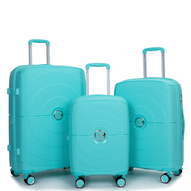 Travelhouse Luggage 3 Piece Set Hardside Hardshell Lightweight