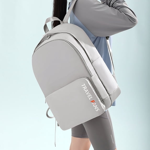 Travelhouse Travel Backpack Laptop Business 18 Inch Business Anti Theft Slim Sturdy College School Computer Bag.Gray