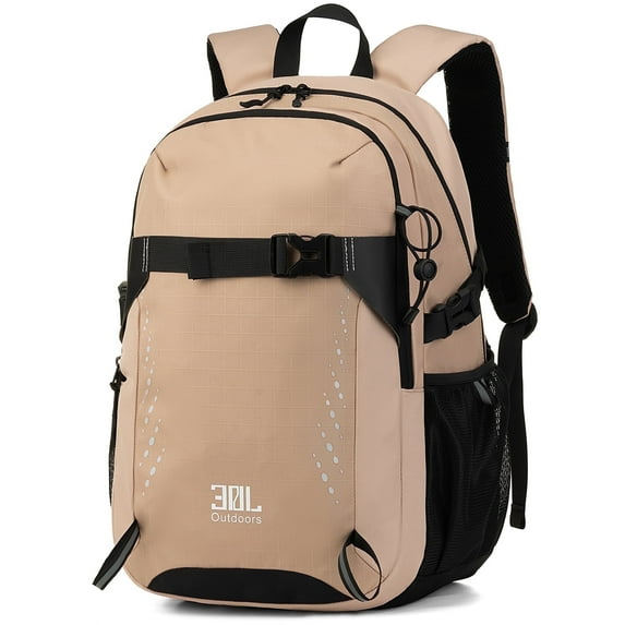 Travelhouse Travel Backpack Business 18 Inch Business Anti Theft Slim Sturdy College School Computer Bag.Khaki