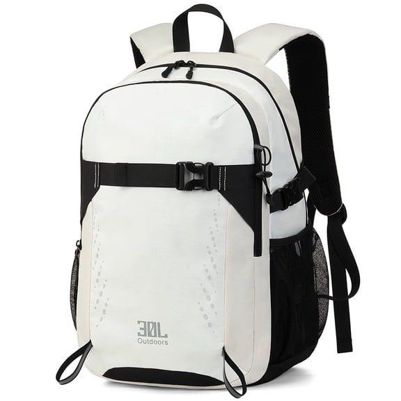 Travelhouse Travel Backpack Business 18 Inch Business Anti Theft Slim Sturdy College School Computer Bag.White