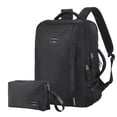 thumbnail image 1 of Travelhouse Travel Backpack for Men & Women Hiking Outdoor Carry On with Packing Cubes（Black）, 1 of 6