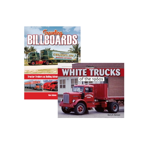 Traveling Billboards 1900–2010 & White Trucks Of The 1960s 2 Book Set
