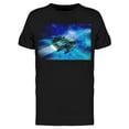 thumbnail image 1 of Traveling Spaceship Near Gas T-Shirt Men -Image by Shutterstock, Male Large, 1 of 2