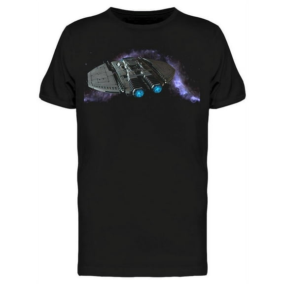 Traveling Spaceship T-Shirt Men -Image by Shutterstock, Male Large