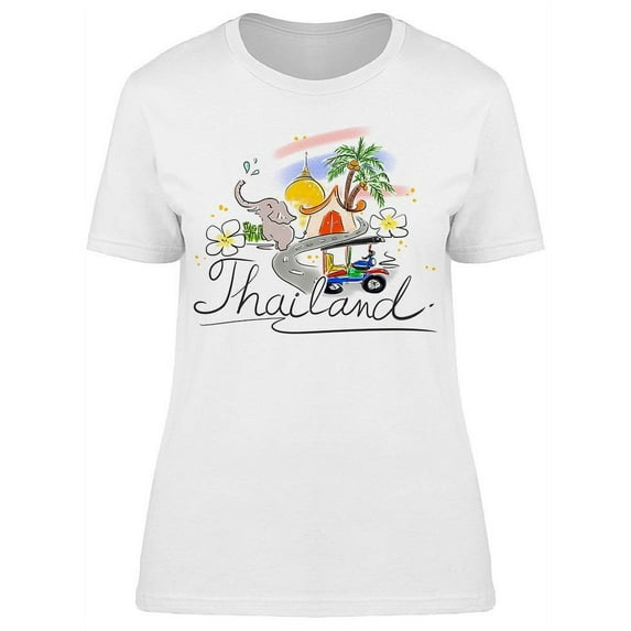 Traveling To Thailand T-Shirt Women -Image by Shutterstock, Female Large